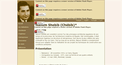 Desktop Screenshot of naoumshebib.com