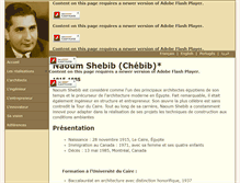 Tablet Screenshot of naoumshebib.com